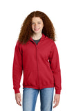 Gildan Youth Heavy Blend Full-Zip Hooded Sweatshirt. 18600B