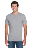 Jerzees -  Dri-Power 50/50 Cotton/Poly Pocket T-Shirt.  29MP
