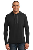 Gildan 100% Ring Spun Cotton Long Sleeve Hooded T-Shirt. 987