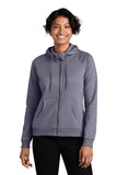 Allmade Women's Organic CVC Fleece Full-Zip Hoodie AL5003