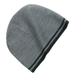 Port & Company? Fine Knit Skull Cap with Stripes.   CP93