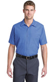 Red Kap? Short Sleeve Striped Industrial Work Shirt.  CS20