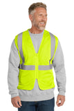 CornerStone ? ANSI 107 Class 2 Economy Mesh Zippered Vest. CSV101