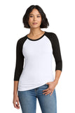 District ®  Women's Perfect Tri ®  3/4-Sleeve Raglan. DM136L