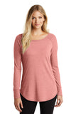 District ? Women's Perfect Tri ? Long Sleeve Tunic Tee. DT132L