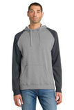 District ®  Young Mens Lightweight Fleece Raglan Hoodie.  DT196