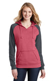 District? Women's Lightweight Fleece Raglan Hoodie.  DT296