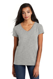 District ? Women's Medal V-Neck Tee. DT664