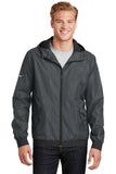 Sport-Tek? Embossed Hooded Wind Jacket. JST53
