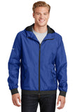 Sport-Tek? Embossed Hooded Wind Jacket. JST53