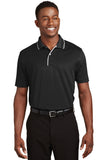 Sport-Tek? Dri-Mesh? Polo with Tipped Collar and Piping.  K467