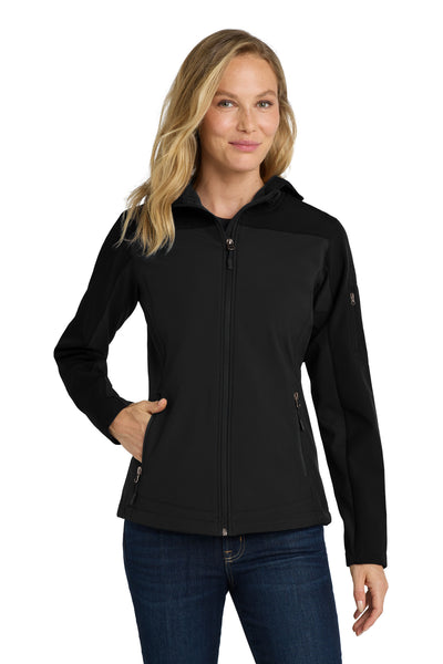 Port Authority? Women's Hooded Core Soft Shell Jacket. L335