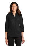Port Authority? Women's 3/4-Sleeve SuperPro? Twill Shirt. L665