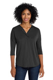 Port Authority? Women's Concept 3/4-Sleeve Soft Split Neck Top. LK5433
