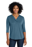 Port Authority? Women's Concept 3/4-Sleeve Soft Split Neck Top. LK5433