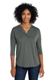 Port Authority? Women's Concept 3/4-Sleeve Soft Split Neck Top. LK5433