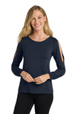 Port Authority ? Women's Luxe Knit Jewel Neck Top. LK5600