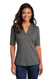 Port Authority ? Women's Stretch Heather Open Neck Top  LK583