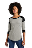 New Era ? Women's Heritage Blend 3/4-Sleeve Baseball Raglan Tee. LNEA104