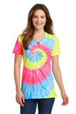 Port & Company? Women's Tie-Dye V-Neck Tee.  LPC147V