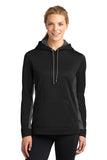 Sport-Tek? Women's Sport-Wick? Fleece Colorblock Hooded Pullover. LST235