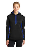 Sport-Tek? Women's Sport-Wick? Fleece Colorblock Hooded Pullover. LST235