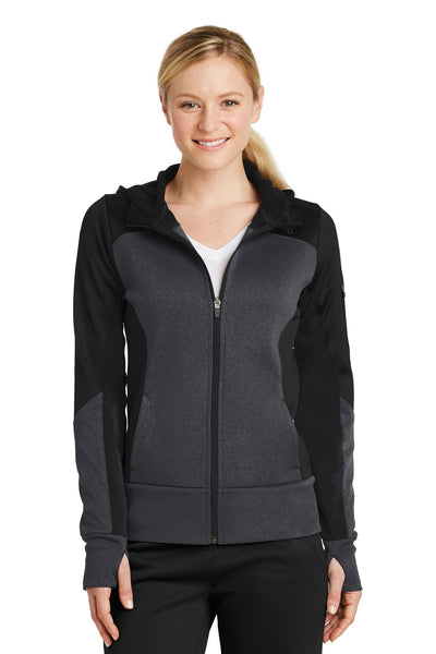 Sport-Tek? Women's Tech Fleece Colorblock Full-Zip Hooded Jacket. LST245