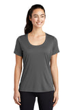 Sport-Tek ? Women's Posi-UV? Pro Scoop Neck Tee. LST420