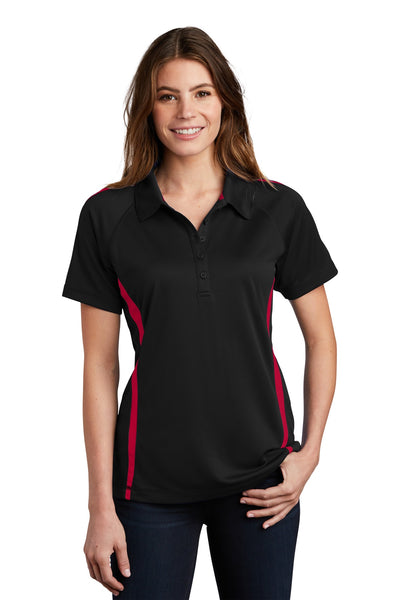 Sport-Tek? Women's PosiCharge? Micro-Mesh Colorblock Polo. LST685