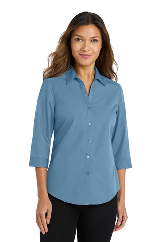 Port Authority? Women's 3/4-Sleeve Carefree Poplin Shirt. LW102