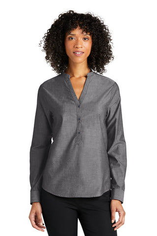 Port Authority? Women's Long Sleeve Chambray Easy Care Shirt LW382