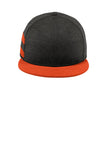 New Era ? Shadow Heather Striped Flat Bill Snapback Cap NE408
