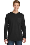 Port & Company? Beach Wash? Garment-Dyed Long Sleeve Pocket Tee  PC099LSP